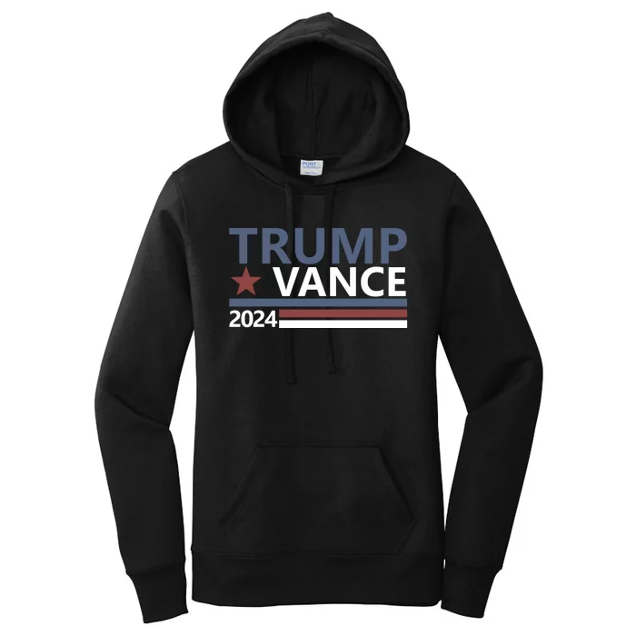 Trump Vance 2024 For President Vp Usa Election Patriotic Women's Pullover Hoodie