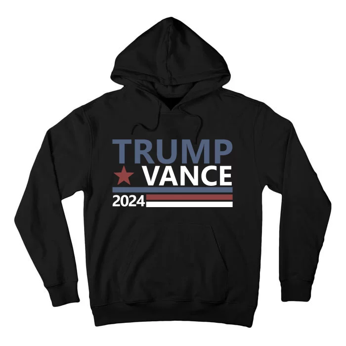 Trump Vance 2024 For President Vp Usa Election Patriotic Tall Hoodie