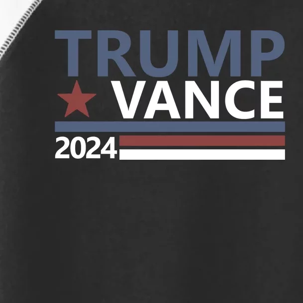 Trump Vance 2024 For President Vp Usa Election Patriotic Toddler Fine Jersey T-Shirt