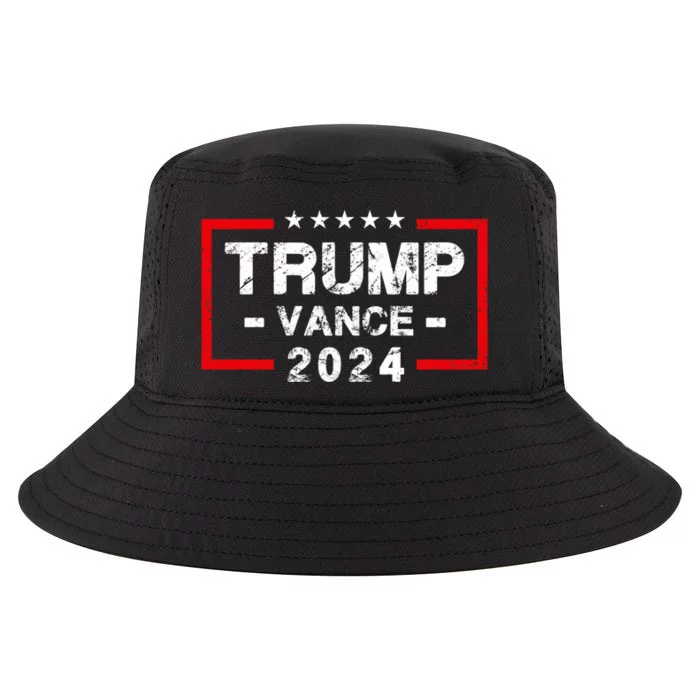 Trump Vance 2024 Us Flag Election President 2024 Cool Comfort Performance Bucket Hat