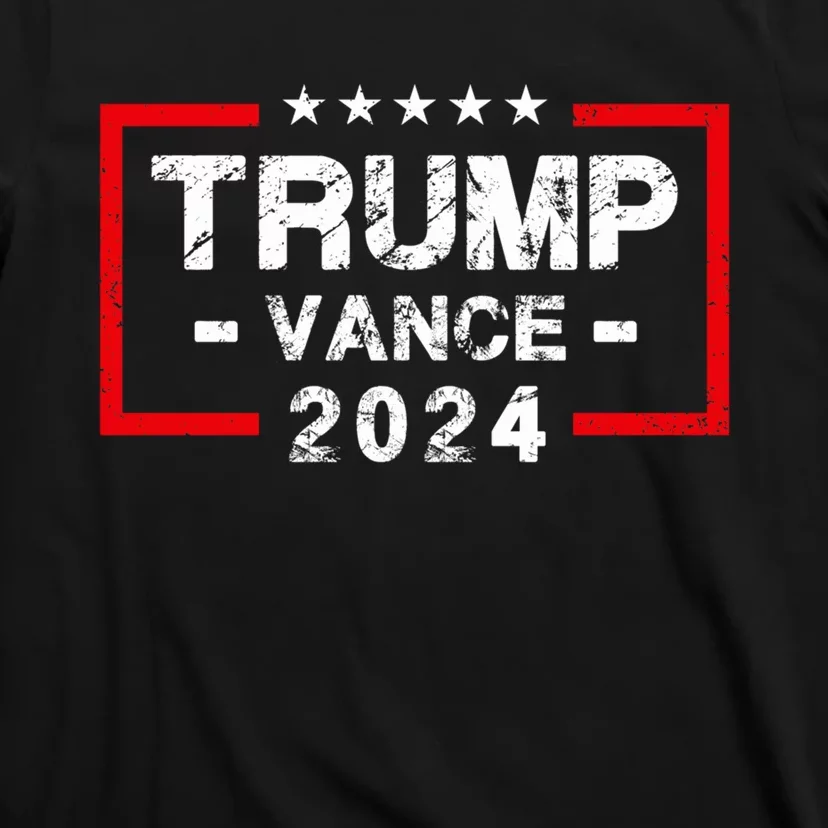 Trump Vance 2024 Us Flag Election President 2024 T-Shirt