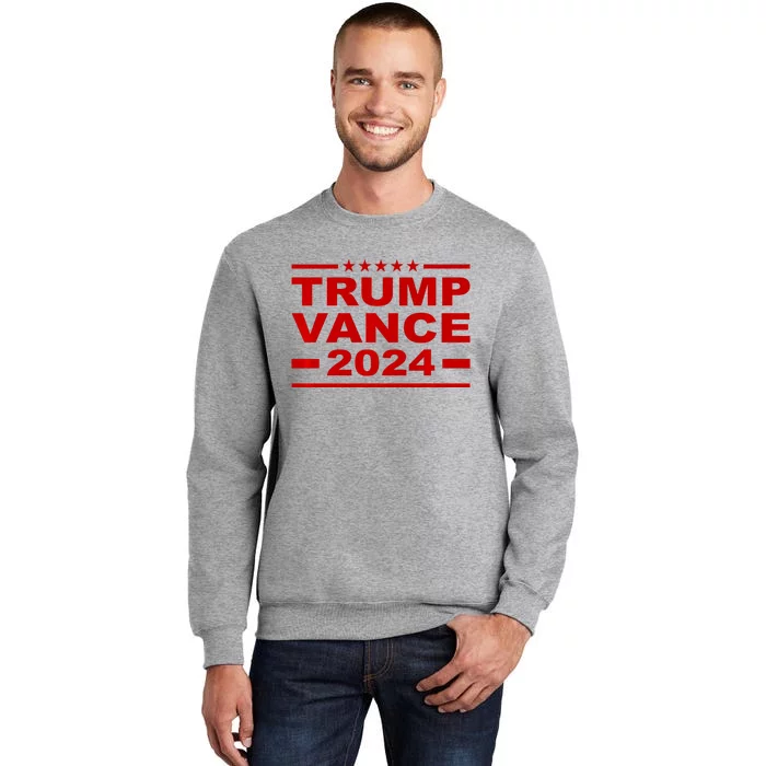 Trump Vance 2024 For President Vp Usa Election Patriotic Tall Sweatshirt