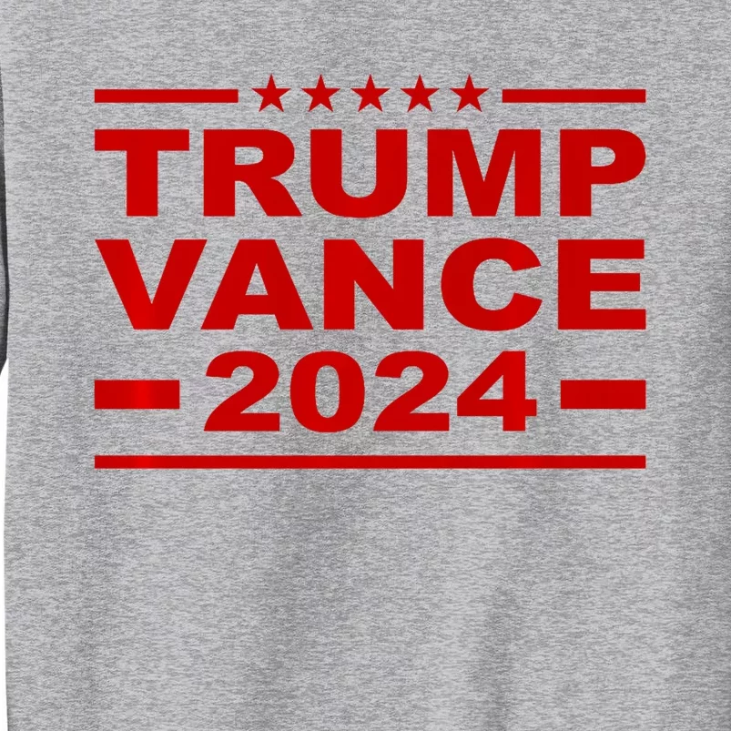 Trump Vance 2024 For President Vp Usa Election Patriotic Tall Sweatshirt