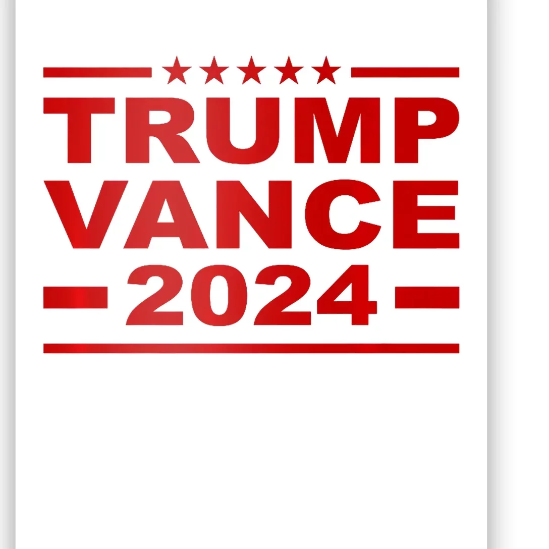 Trump Vance 2024 For President Vp Usa Election Patriotic Poster