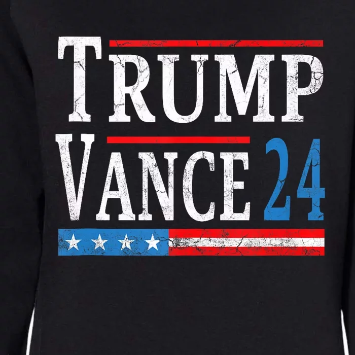 Trump Vance 2024 President Trump Supporter Re Ection Womens California Wash Sweatshirt