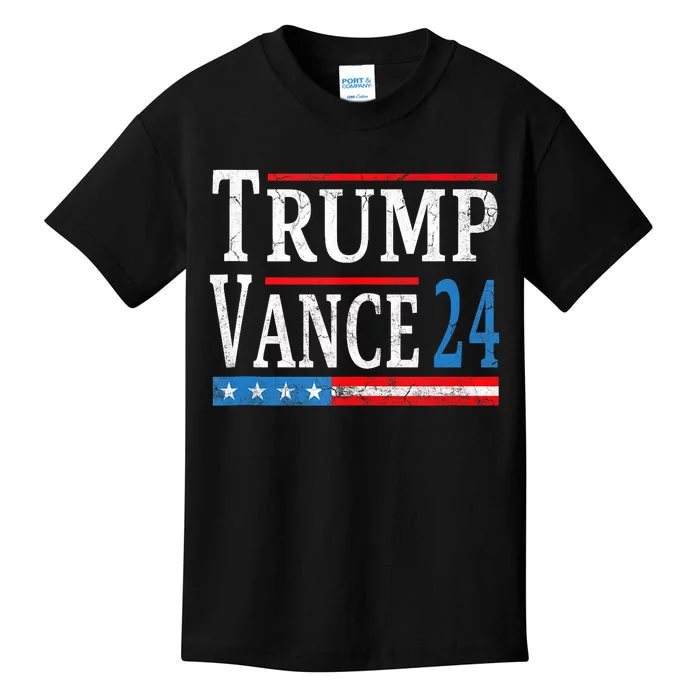 Trump Vance 2024 President Trump Supporter Re Ection Kids T-Shirt