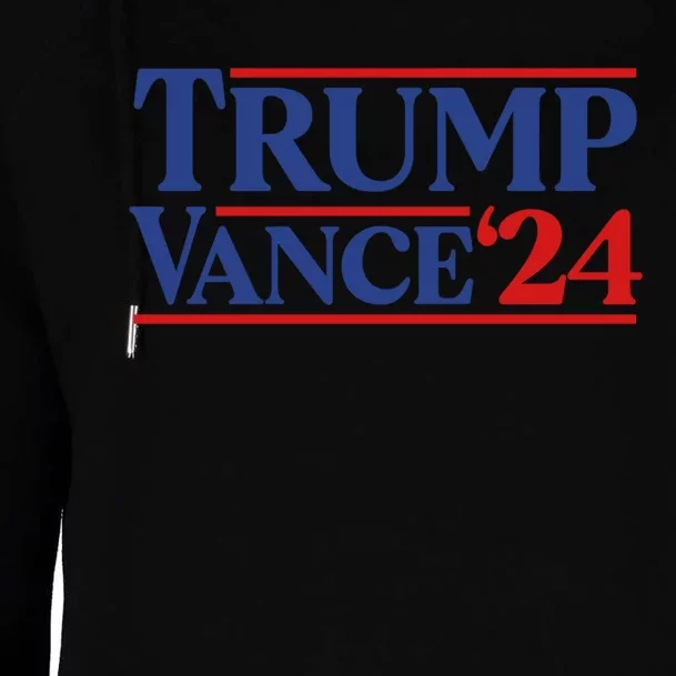 Trump Vance 2024 Donald Trump J.D. Vance For President Womens Funnel Neck Pullover Hood