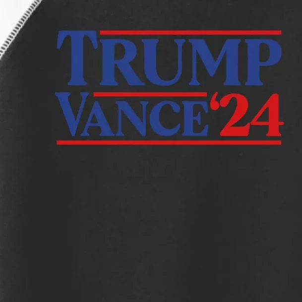 Trump Vance 2024 Donald Trump J.D. Vance For President Toddler Fine Jersey T-Shirt