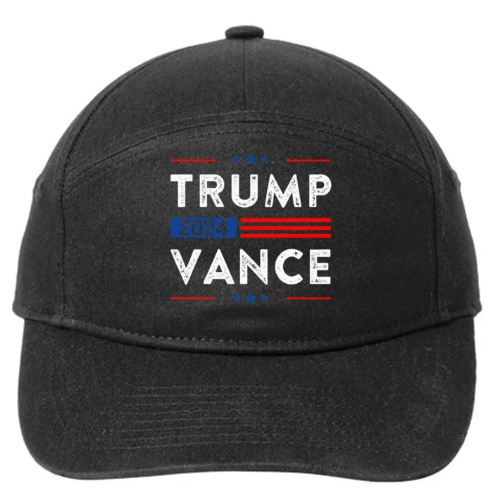 Trump Vance 2024 Election Republican Trump President 2024 7-Panel Snapback Hat