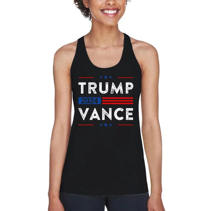 Trump Vance 2024 Election Republican Trump President 2024 Women's Racerback Tank