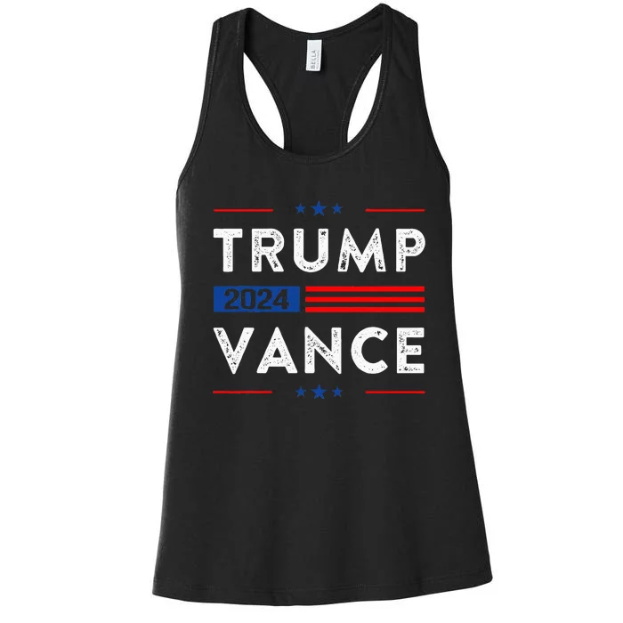 Trump Vance 2024 Election Republican Trump President 2024 Women's Racerback Tank