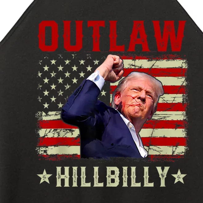 Trump Vance 2024 Donald Trump J.D. Vance Outlaw Hillbilly Women’s Perfect Tri Rocker Tank