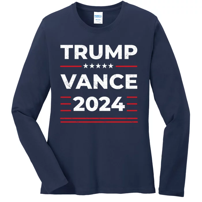 Trump Vance 2024 Ladies Long Sleeve Shirt