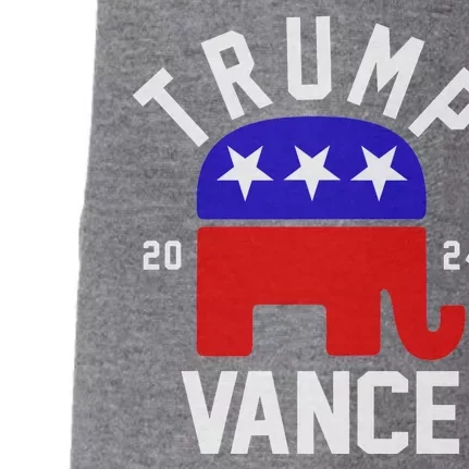 Trump Vance 2024 Republican Election Doggie 3-End Fleece Hoodie