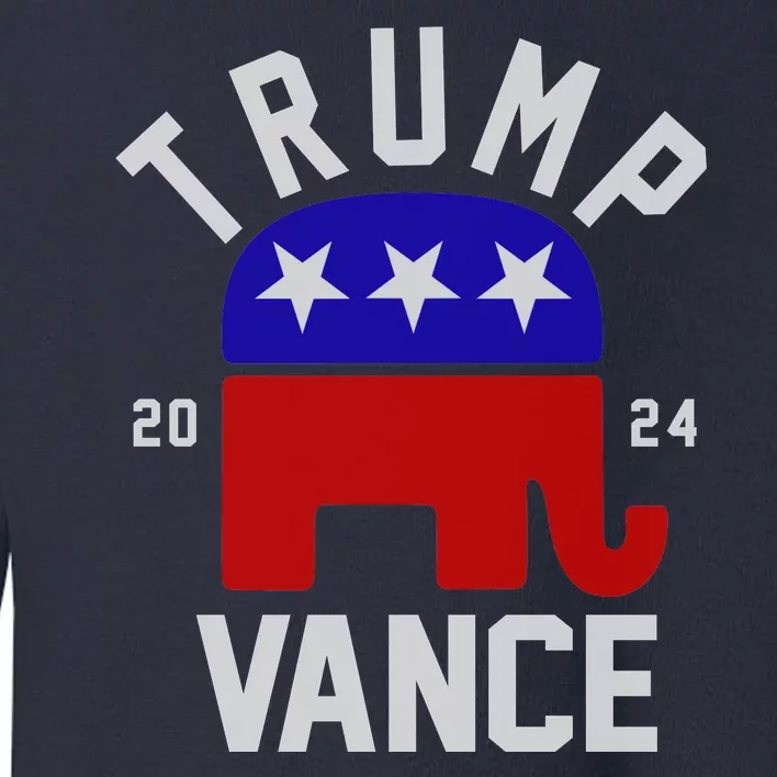 Trump Vance 2024 Republican Election Toddler Sweatshirt