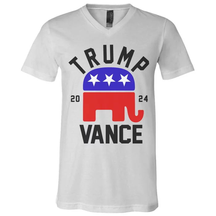 Trump Vance 2024 Republican Election V-Neck T-Shirt