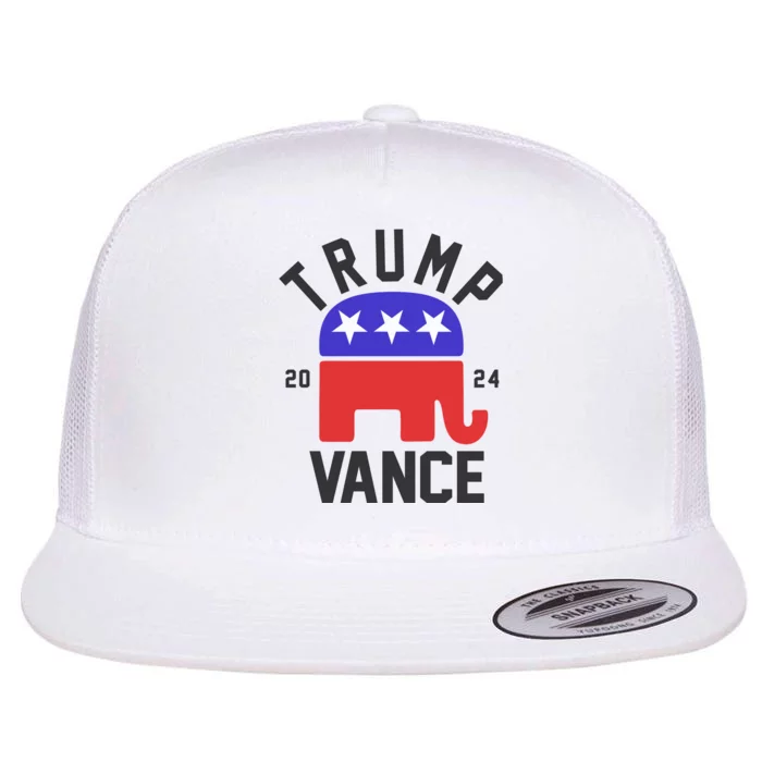 Trump Vance 2024 Republican Election Flat Bill Trucker Hat