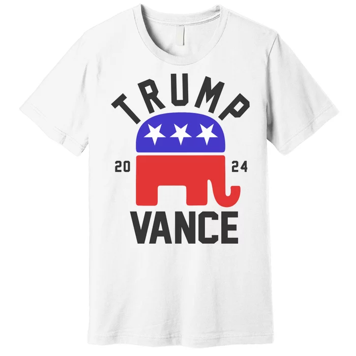 Trump Vance 2024 Republican Election Premium T-Shirt