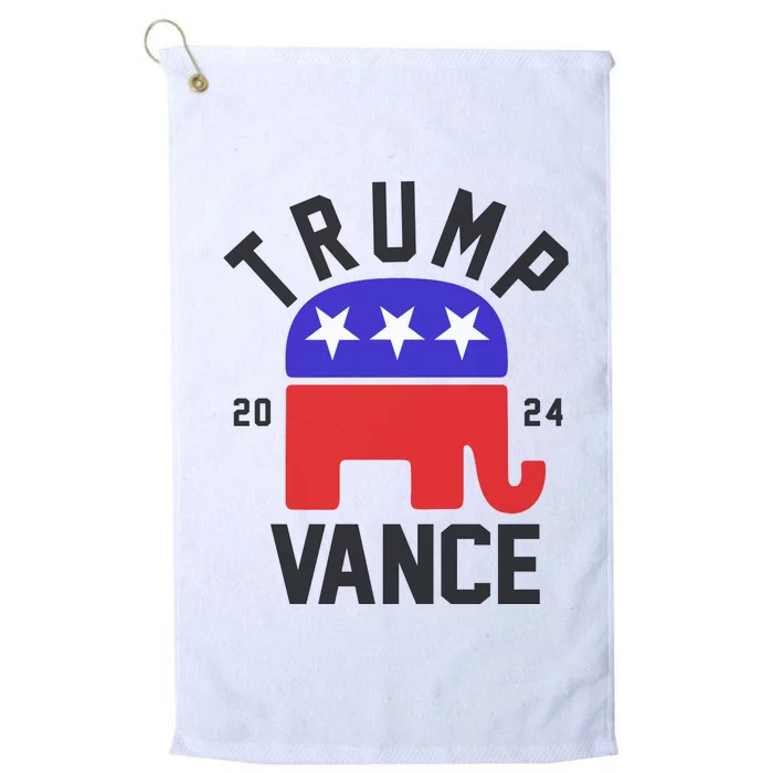 Trump Vance 2024 Republican Election Platinum Collection Golf Towel