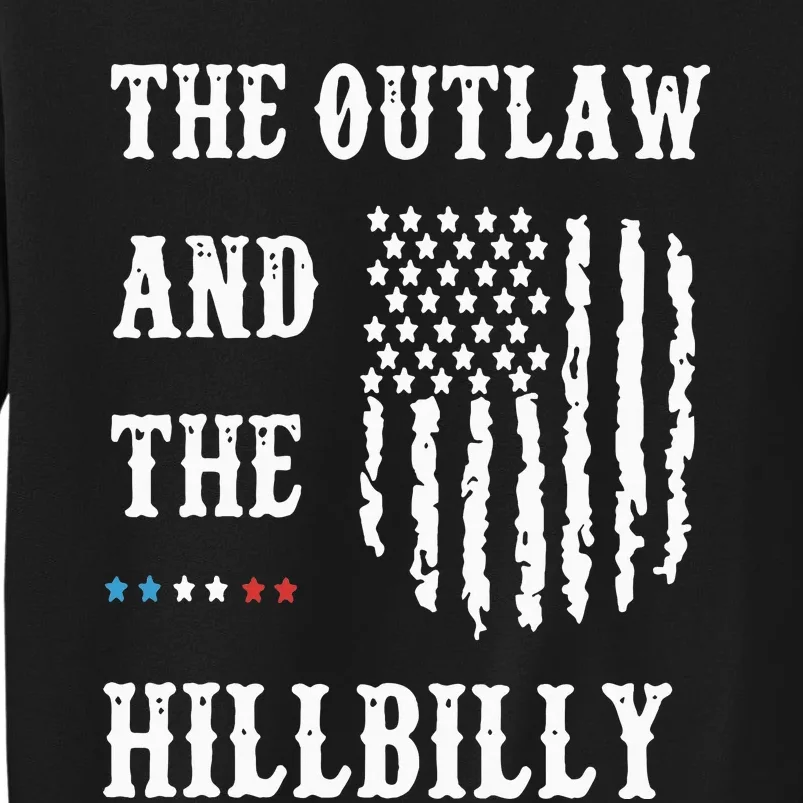 Trump Vance 2024 Donald Trump J.D. Vance Outlaw & Hillbilly Sweatshirt