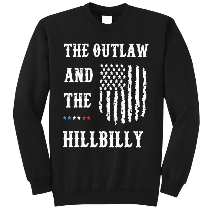 Trump Vance 2024 Donald Trump J.D. Vance Outlaw & Hillbilly Sweatshirt