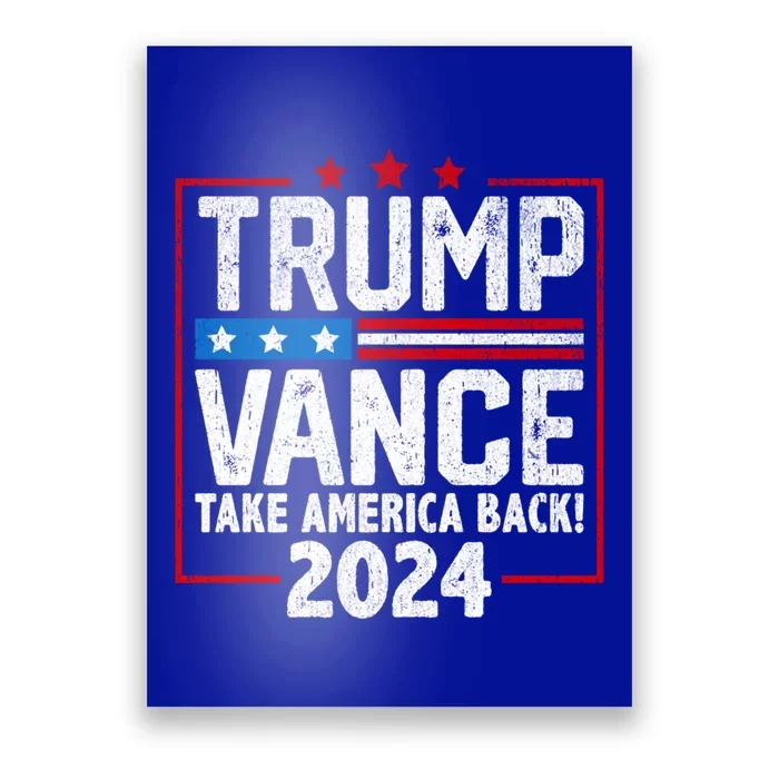 Trump Vance 2024 America Back Campaign Design Gift Poster