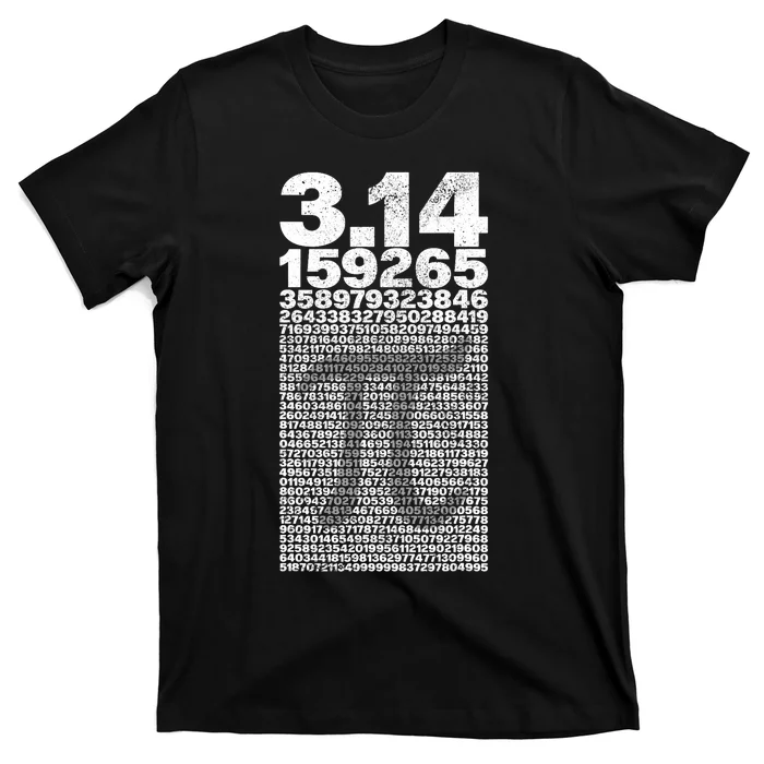 Teacher Vintage 3.14 Pi Digits Happy Pi Day T-Shirt