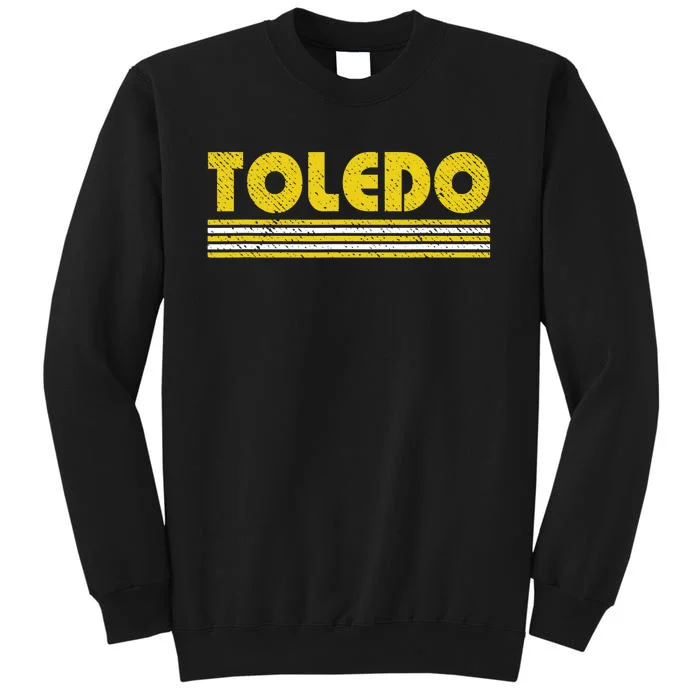 Toledo Vintage 80s Retro Style Tall Sweatshirt