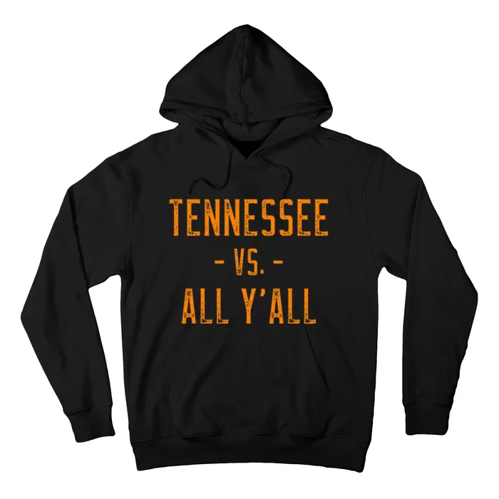 Tennessee Vs. All Y’all Sports Weathered Vintage Southern Hoodie