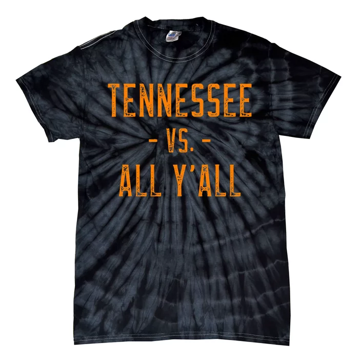 Tennessee Vs. All Y’All Sports Weathered Vintage Southern Tie-Dye T-Shirt