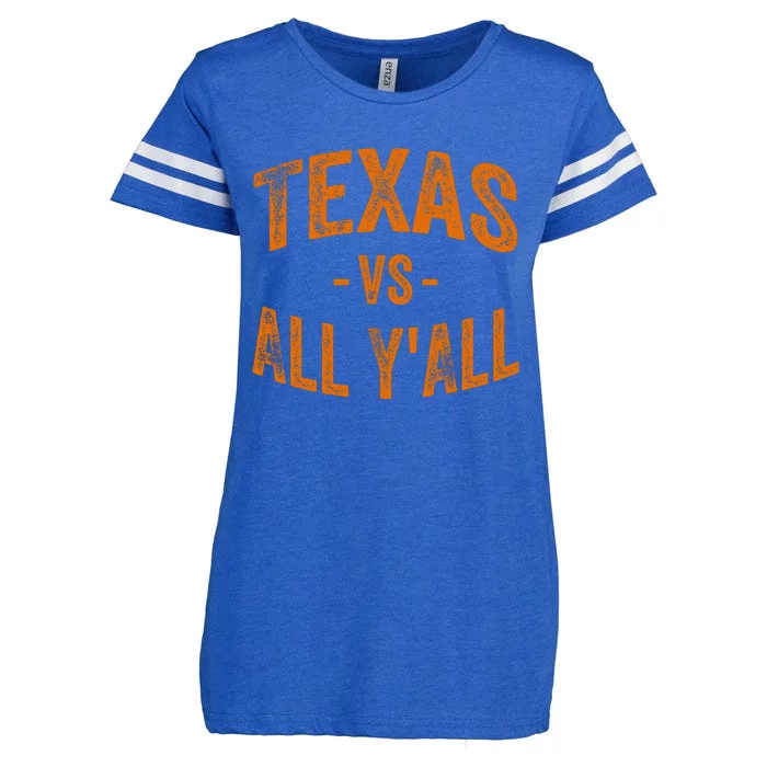 Texas Vs All Yall Enza Ladies Jersey Football T-Shirt