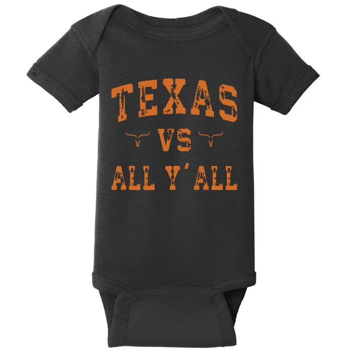 Texas Vs All Yall Baby Bodysuit