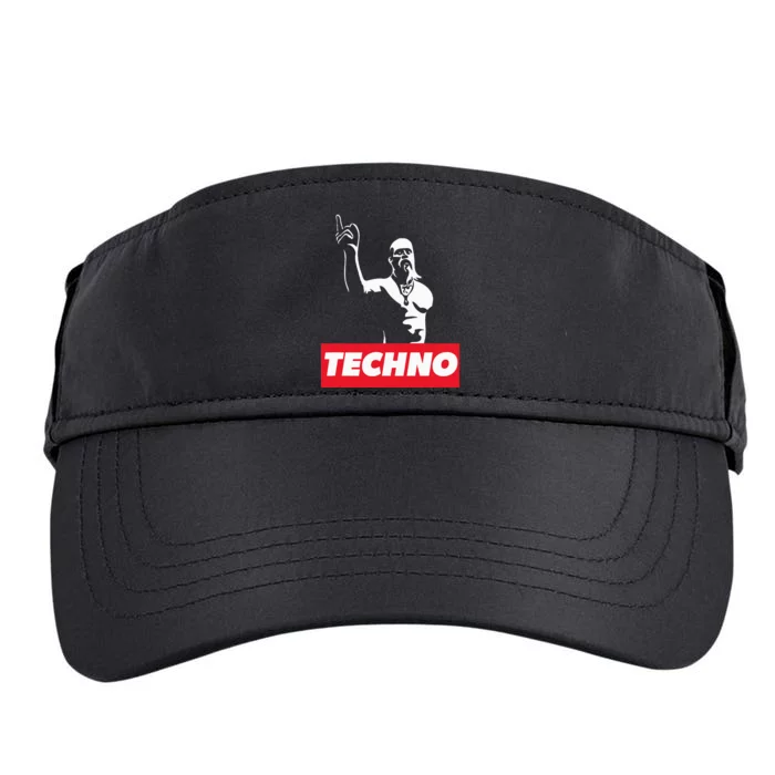 Techno Viking Art For Raver Dj Hard Techno Party Festival Adult Drive Performance Visor