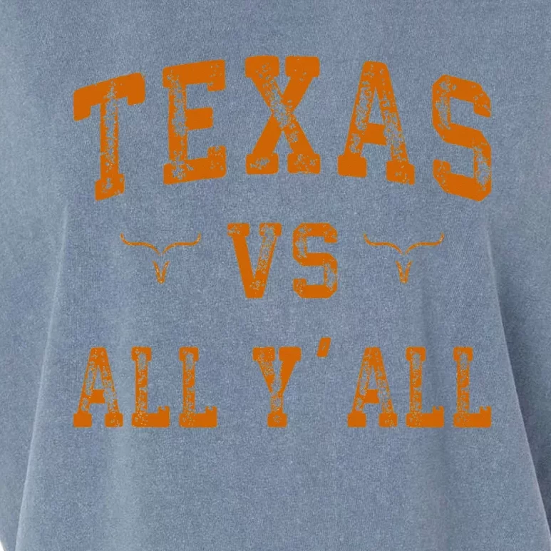 Texas Vs All Yall Garment-Dyed Women's Muscle Tee