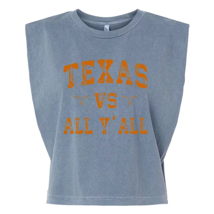 Texas Vs All Yall Garment-Dyed Women's Muscle Tee