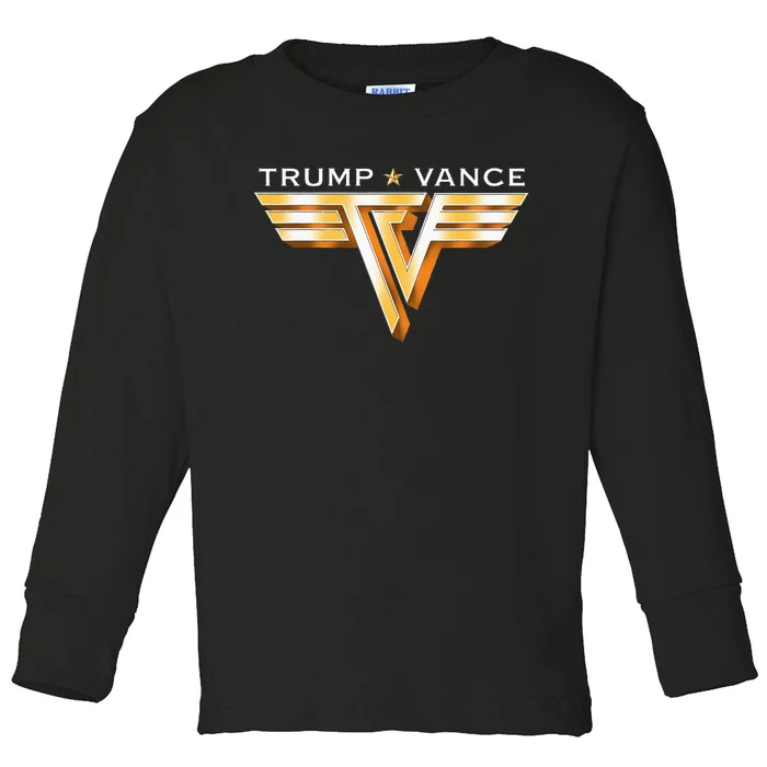 Trump Vance America Pro Trump 2024 Toddler Long Sleeve Shirt