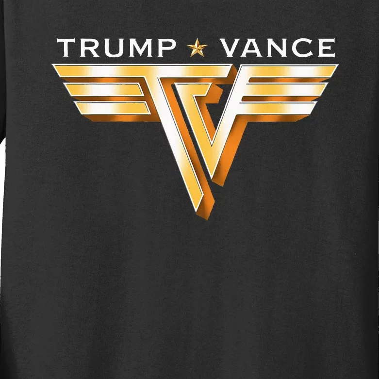 Trump Vance America Pro Trump 2024 Kids Long Sleeve Shirt