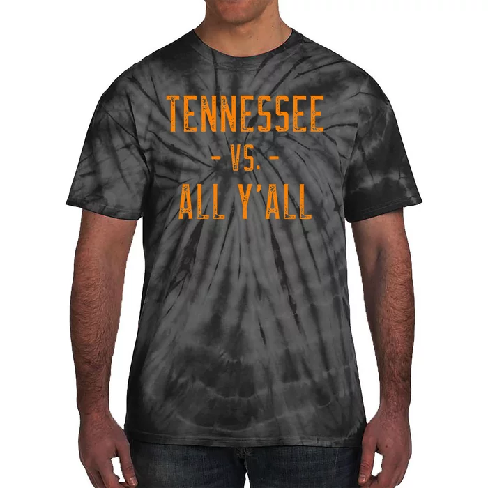 Tennessee Vs. All Y’All Sports Weathered Vintage Southern Tie-Dye T-Shirt