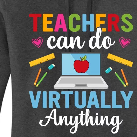 Teacher Virtuality Back To School Gift Women's Pullover Hoodie