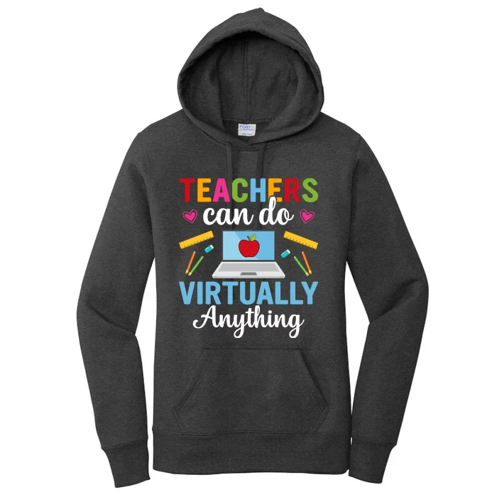 Teacher Virtuality Back To School Gift Women's Pullover Hoodie