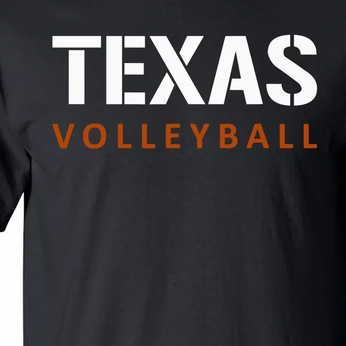 Texas Volleyball Block Style Tall T-Shirt