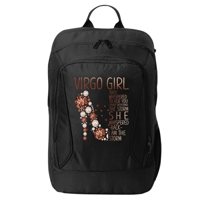 Th Virgo Birthday High Heels Costume Black Funny Gift City Backpack