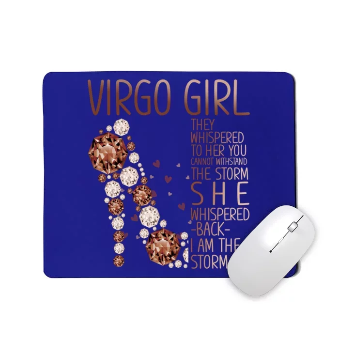 Th Virgo Birthday High Heels Costume Black Funny Gift Mousepad