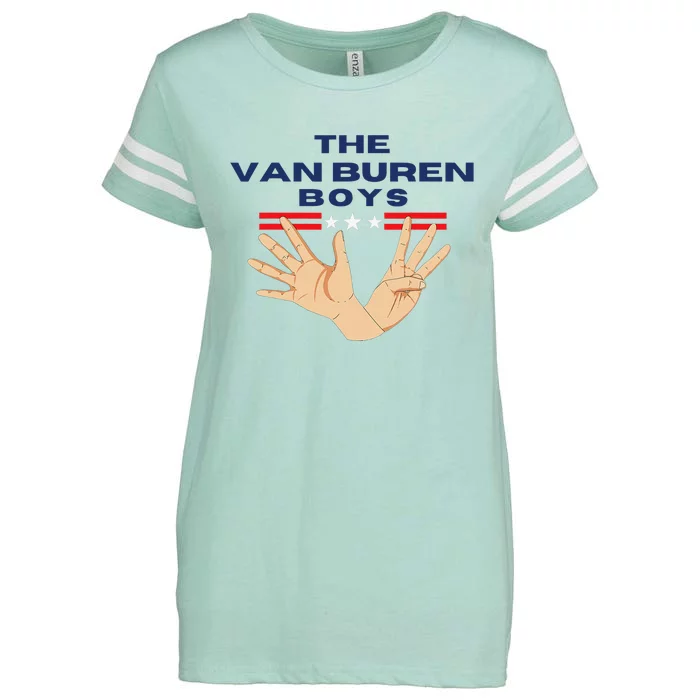 The Van Buren 90s Pop Culture Enza Ladies Jersey Football T-Shirt