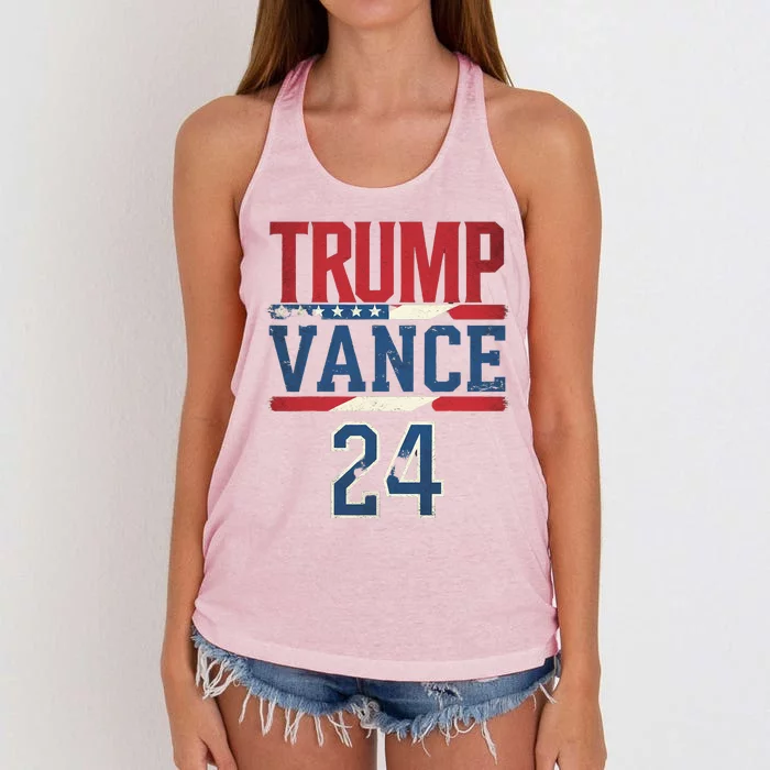 Trump Vance Cool Women's Knotted Racerback Tank