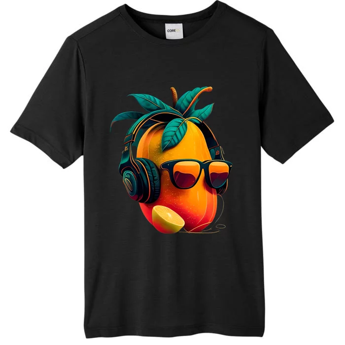 Tropical Vibes Chill Mango DJ Summer Music Style ChromaSoft Performance T-Shirt