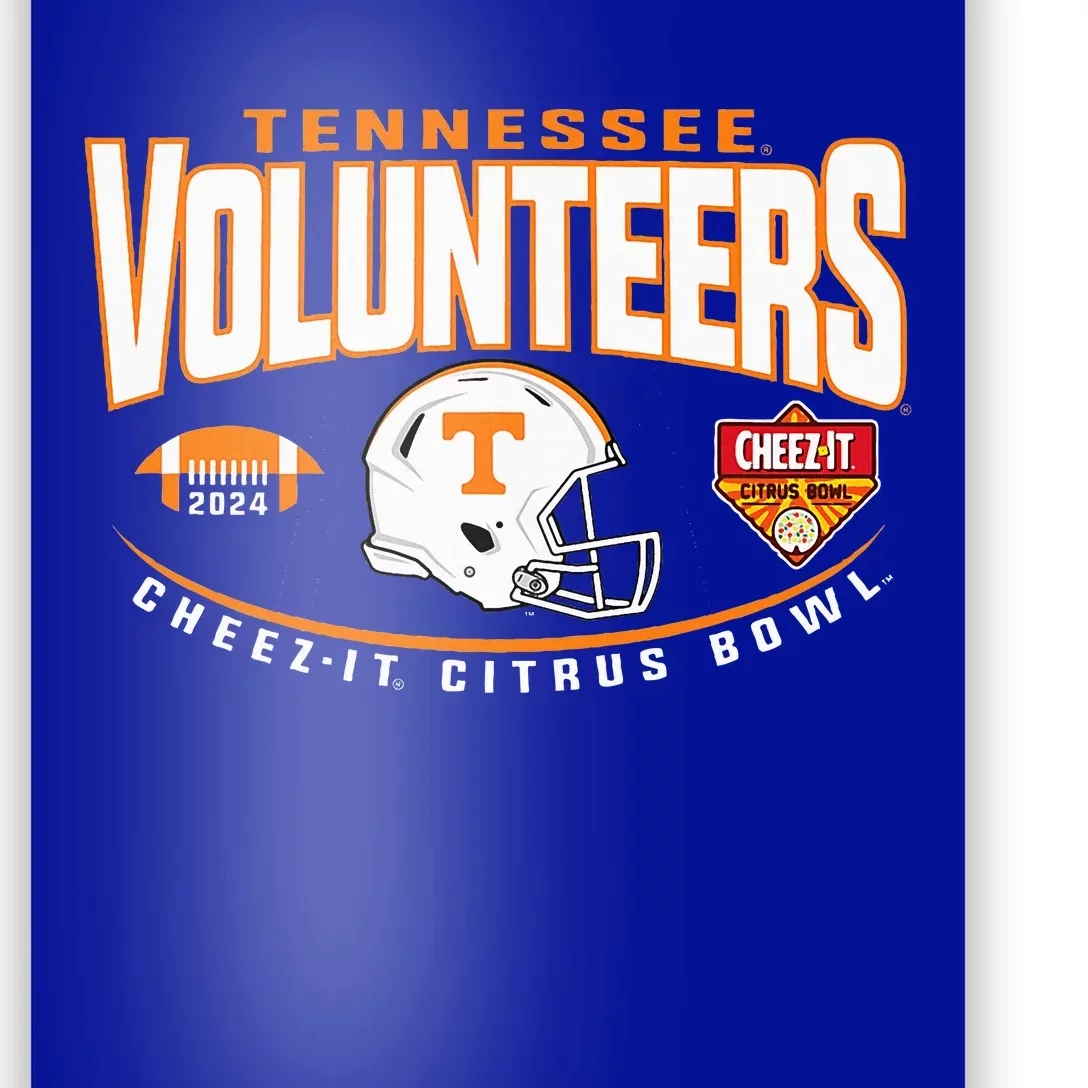 Tennessee Volunteers Citrus Bowl 2024 Football Black Poster