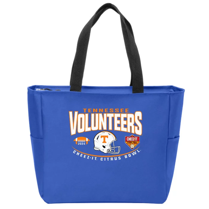 Tennessee Volunteers Citrus Bowl 2024 Football Black Zip Tote Bag