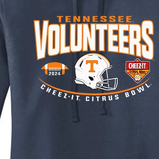 Tennessee Volunteers Citrus Bowl 2024 Football Black Women's Pullover Hoodie