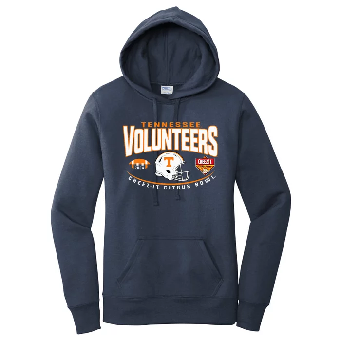 Tennessee Volunteers Citrus Bowl 2024 Football Black Women's Pullover Hoodie